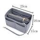 Large Capacity Felt Makeup Organizer Bag - Travel Insert Tote