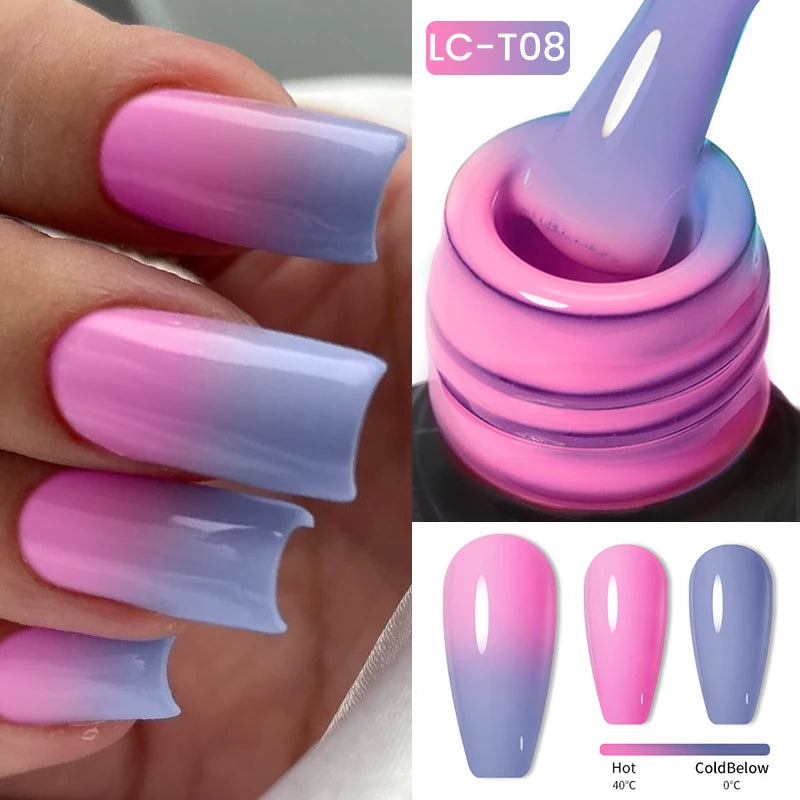 LILYCUTE 7ml Thermal Color-Changing Gel Nail Polish