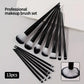 13-Piece Soft Makeup Brush Set - Foundation Blush and Eye Tools