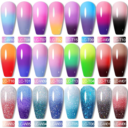 LILYCUTE 7ml Thermal Color-Changing Gel Nail Polish