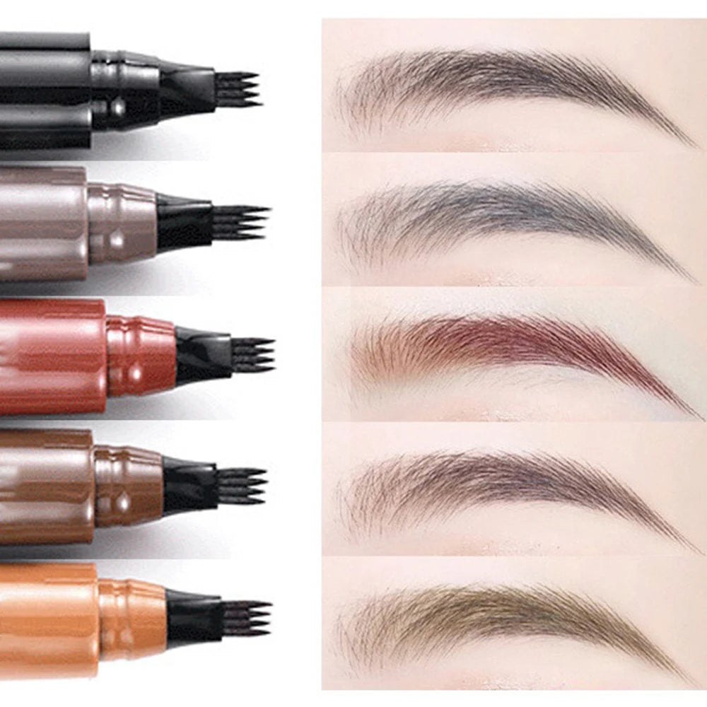 5-Color 4-Tip Eyebrow Pen