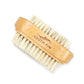 Double-Sided Wooden Nail Cleaning Brush - Manicure Pedicure Scrubber