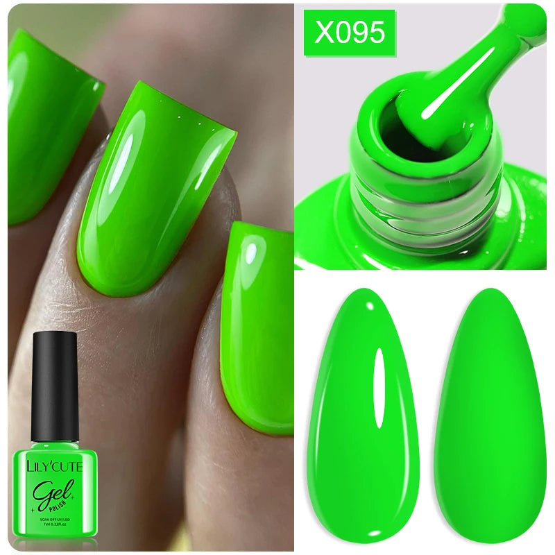 LILYCUTE 7ml Thermal Color-Changing Gel Nail Polish
