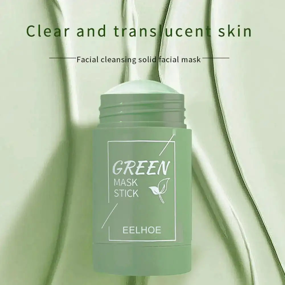 Green Tea Eggplant Solid Mud Mask - Pore Cleansing Stick
