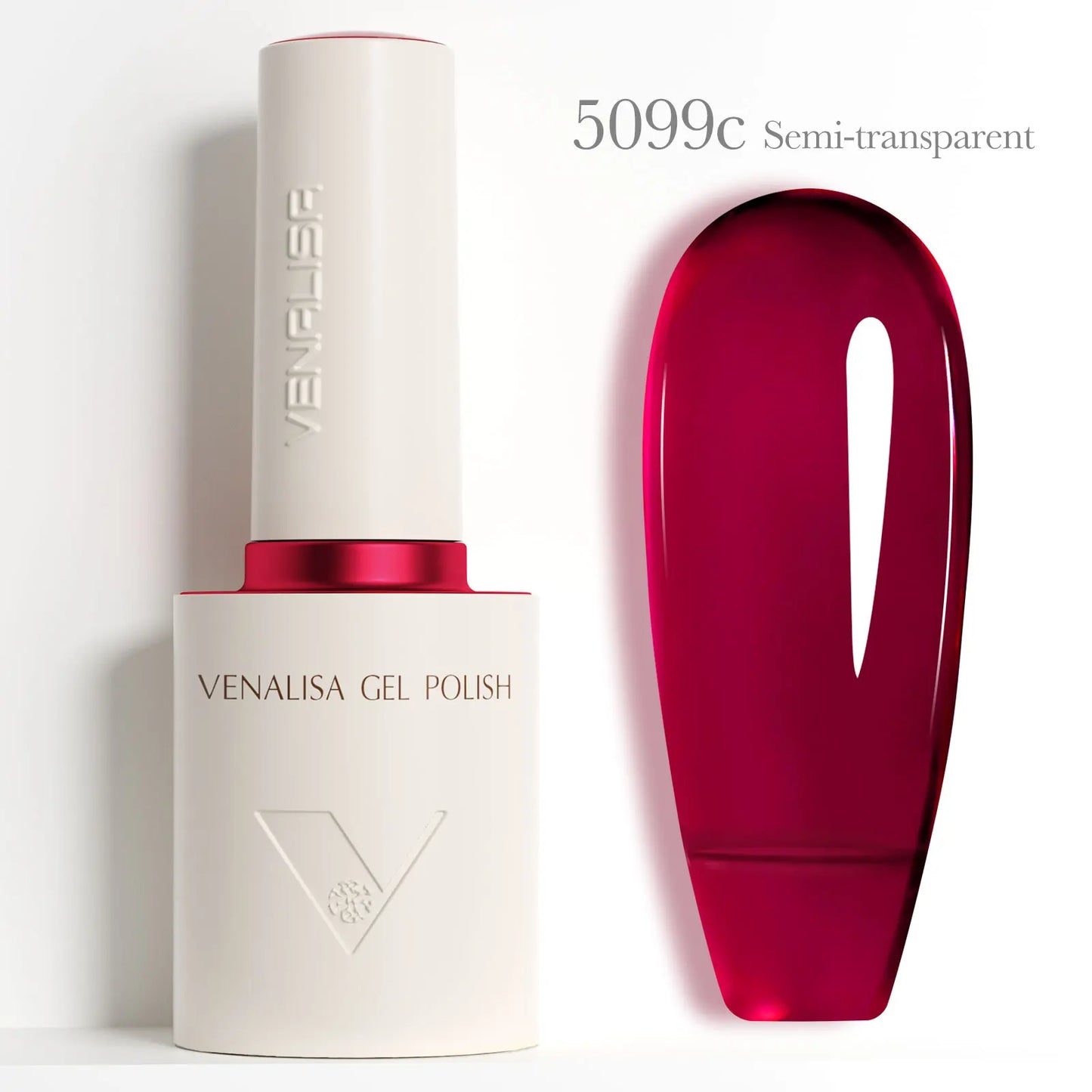 VENALISA V6 Ultra Red Cat Eye Gel Polish - HEMA and TPO Free 10ml