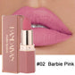 Handaiyan 6-Color Waterproof Velvet Nude Lipstick Set