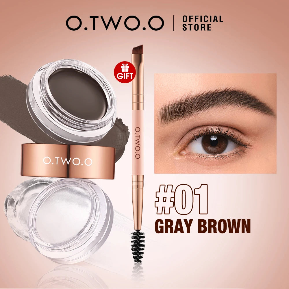O.TWO.O 2-in-1 Brow Pomade and Gel Wax
