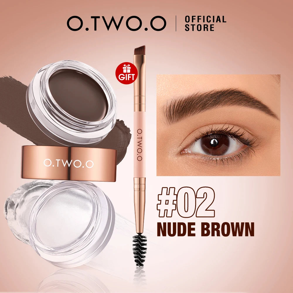 O.TWO.O 2-in-1 Brow Pomade and Gel Wax
