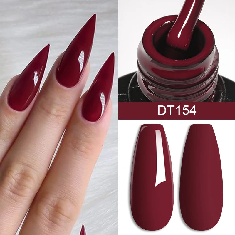 MEET ACROSS 7ml Wine Red French Gel Polish