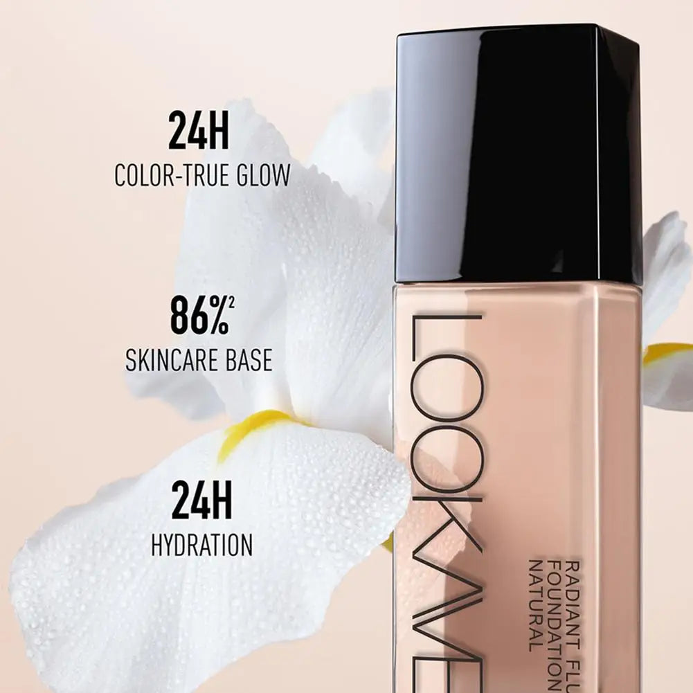 LOOKAVE Long-Lasting Natural Matte Liquid Foundation