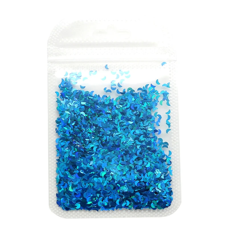 2g Holographic Nail Art Glitter - Star Butterfly Sequins Flakes