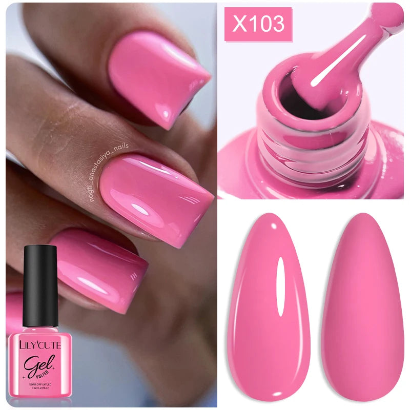 LILYCUTE 7ml Thermal Color-Changing Gel Nail Polish