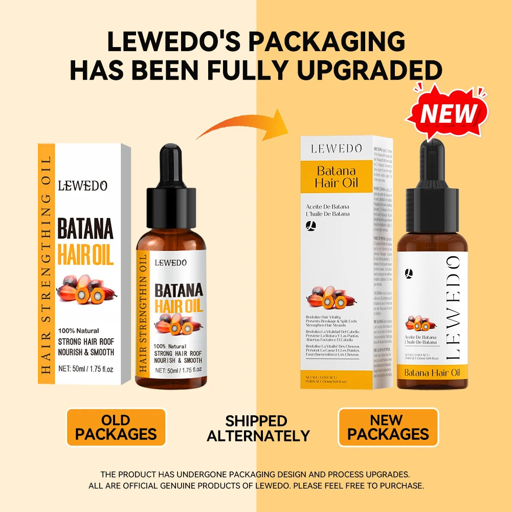 Lewedo Batana Hair Oil - Nourishing Shine Care for Men and Women