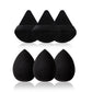 Black Multi-Use Makeup Brush Set - Foundation Blush and Concealer