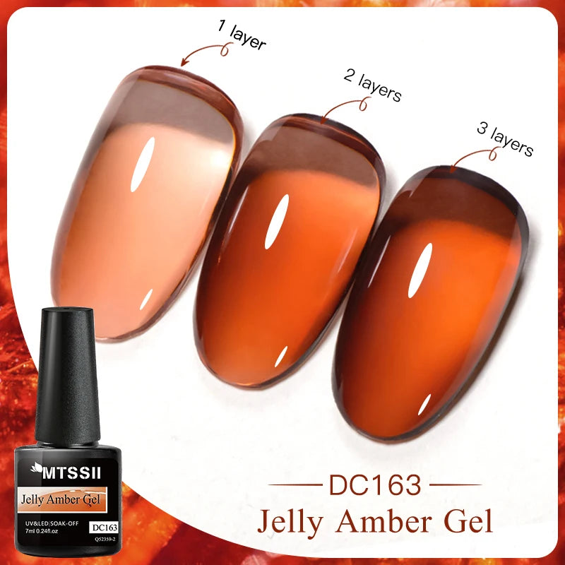 MTSSII Dried Flower Gel Nail Polish - Fairy Series Nail Art