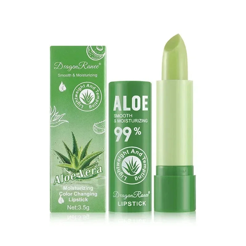 Aloe Color-Changing Lip Balm - Moisturizing Hydrating Lip Care
