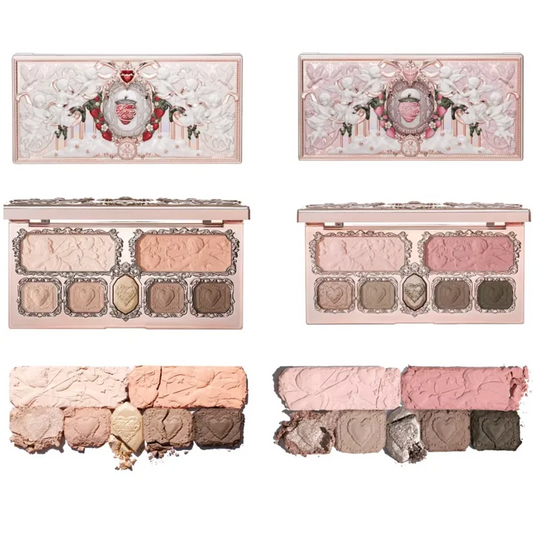 Flowerknows Strawberry Cupid Complexion Palette - Blush Eyeshadow Highlighter