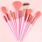 13-Piece Soft Makeup Brush Set - Foundation Blush and Eye Tools