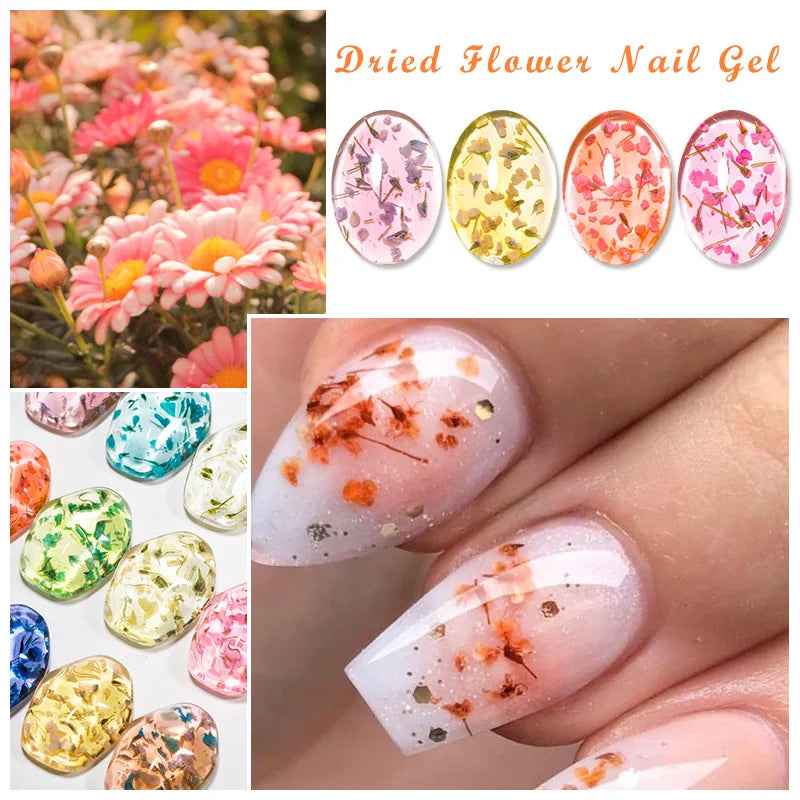 MTSSII Dried Flower Gel Nail Polish - Fairy Series Nail Art