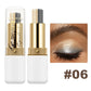 Double-Color Glitter Eyeshadow Stick - Waterproof Metallic Eye Makeup