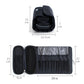 Waterproof Roll-Up Makeup Brush Bag - Travel Cosmetic Tool Organizer