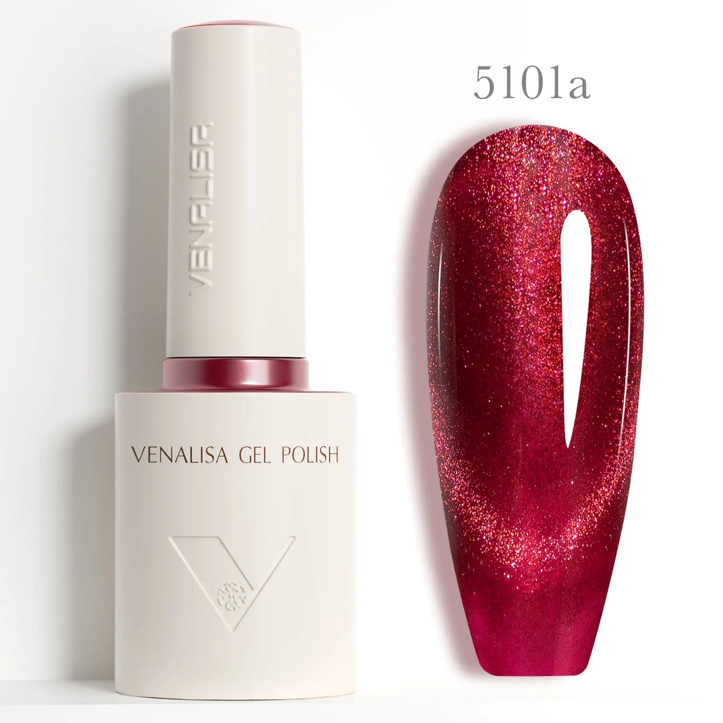 VENALISA V6 Ultra Red Cat Eye Gel Polish - HEMA and TPO Free 10ml