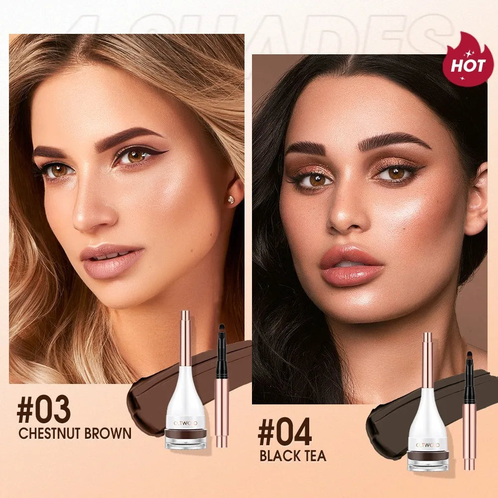 O.TWO.O Tinted Sculpted Brow Gel With Brush