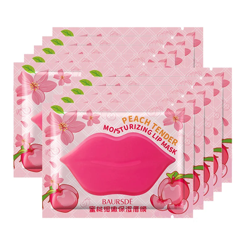 Collagen Fruit Essence Lip Mask Set - Moisturizing Lip Patches