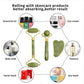 Natural Jade Roller and Gua Sha Set - Face Neck Body Massager