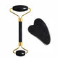 Natural Jade Roller and Gua Sha Set - Face Neck Body Massager