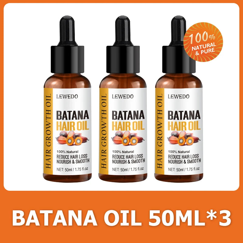 Lewedo Batana Hair Oil - Nourishing Shine Care for Men and Women