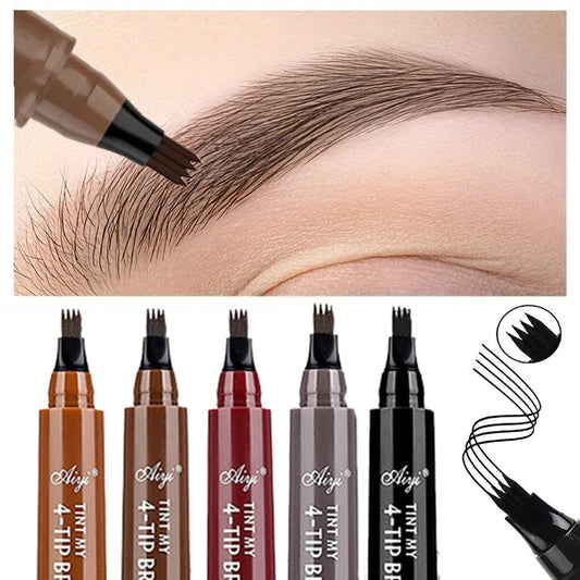 5-Color 4-Tip Eyebrow Pen