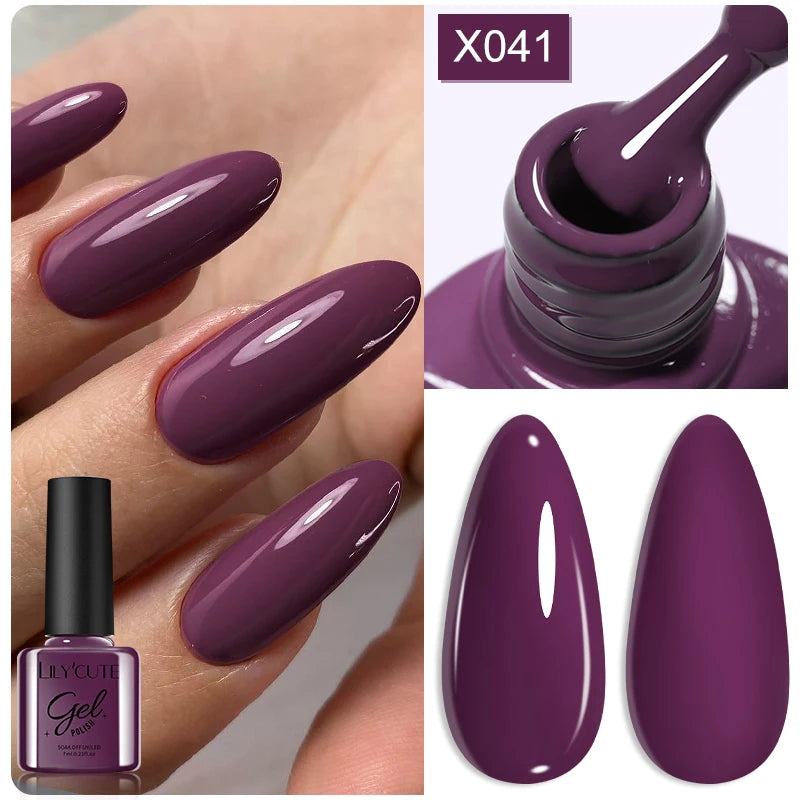 LILYCUTE 7ml Thermal Color-Changing Gel Nail Polish