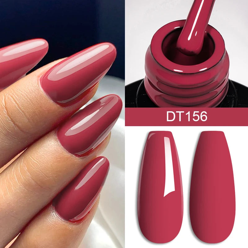 MEET ACROSS 7ml Wine Red French Gel Polish