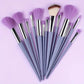 13-Piece Soft Makeup Brush Set - Foundation Blush and Eye Tools