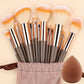 13-Piece Soft Makeup Brush Set - Foundation Blush and Eye Tools