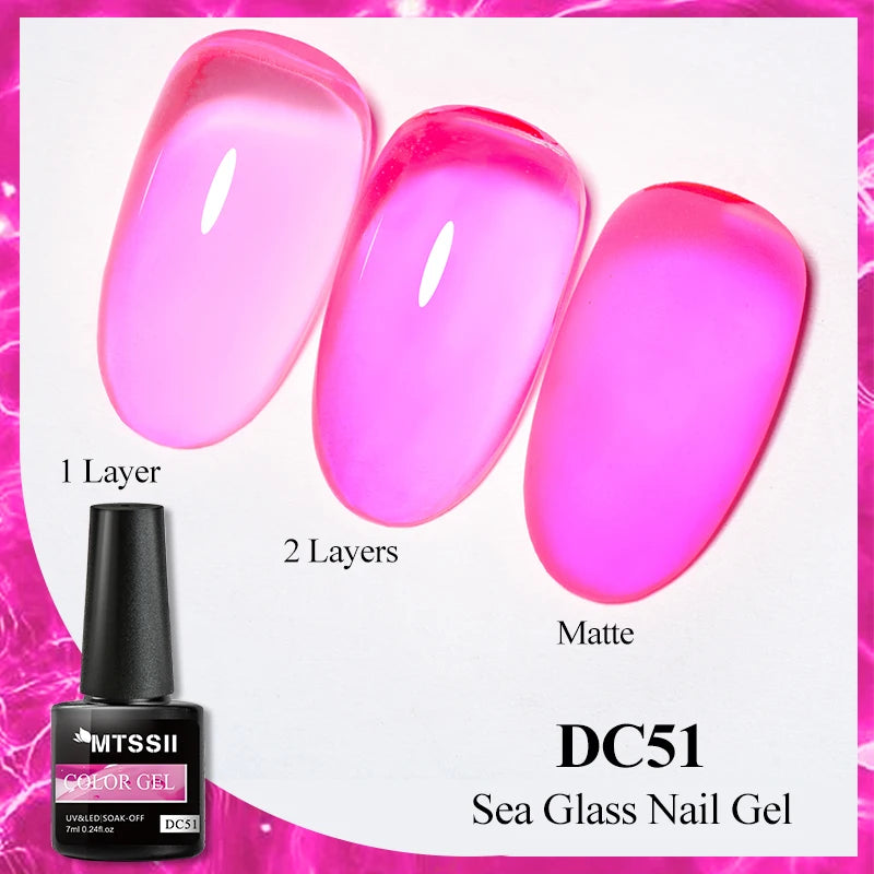 MTSSII Dried Flower Gel Nail Polish - Fairy Series Nail Art