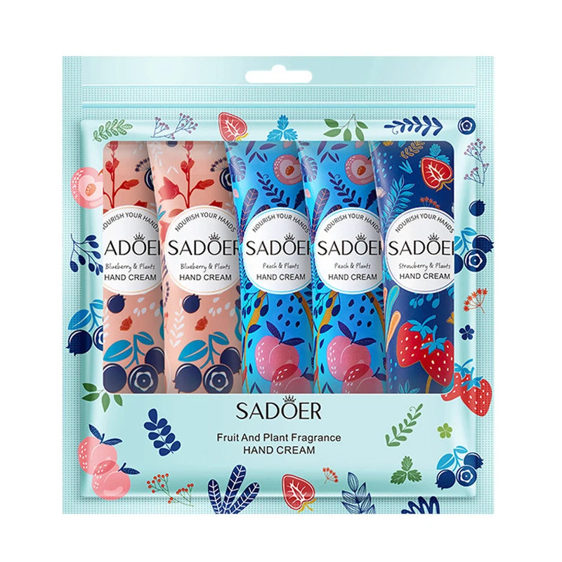 15-Piece Avocado Sakura Hand Cream Set - Moisturizing Care Lotion