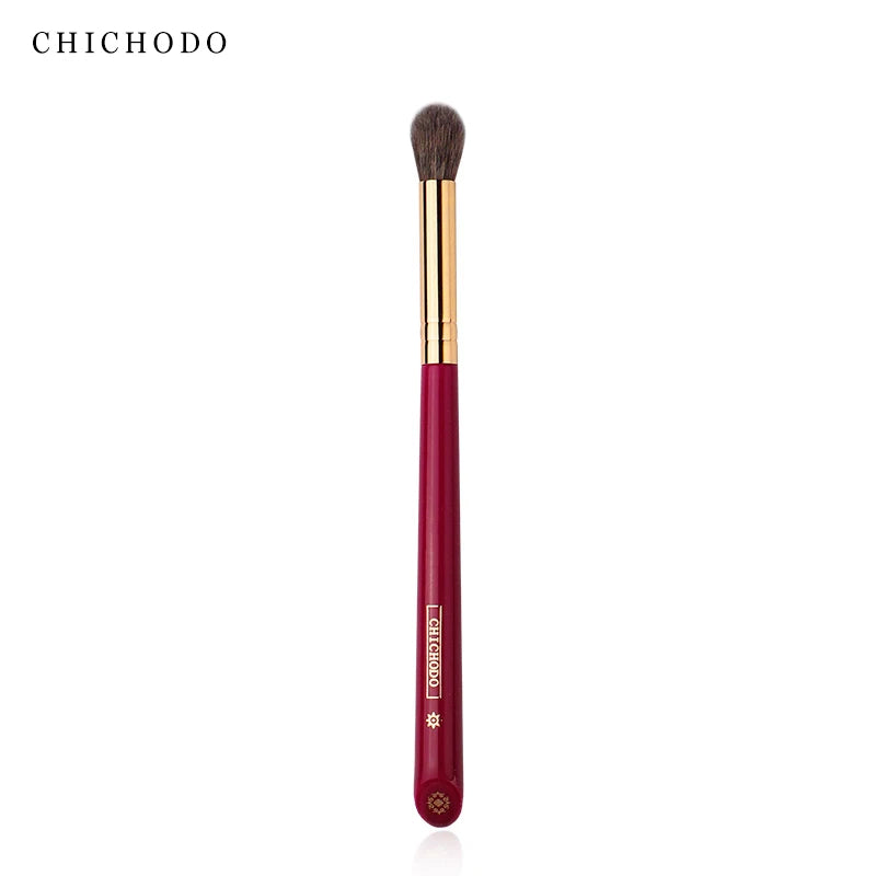 CHICHODO Animal Hair Makeup Brush - Wood Handle Beauty Tool