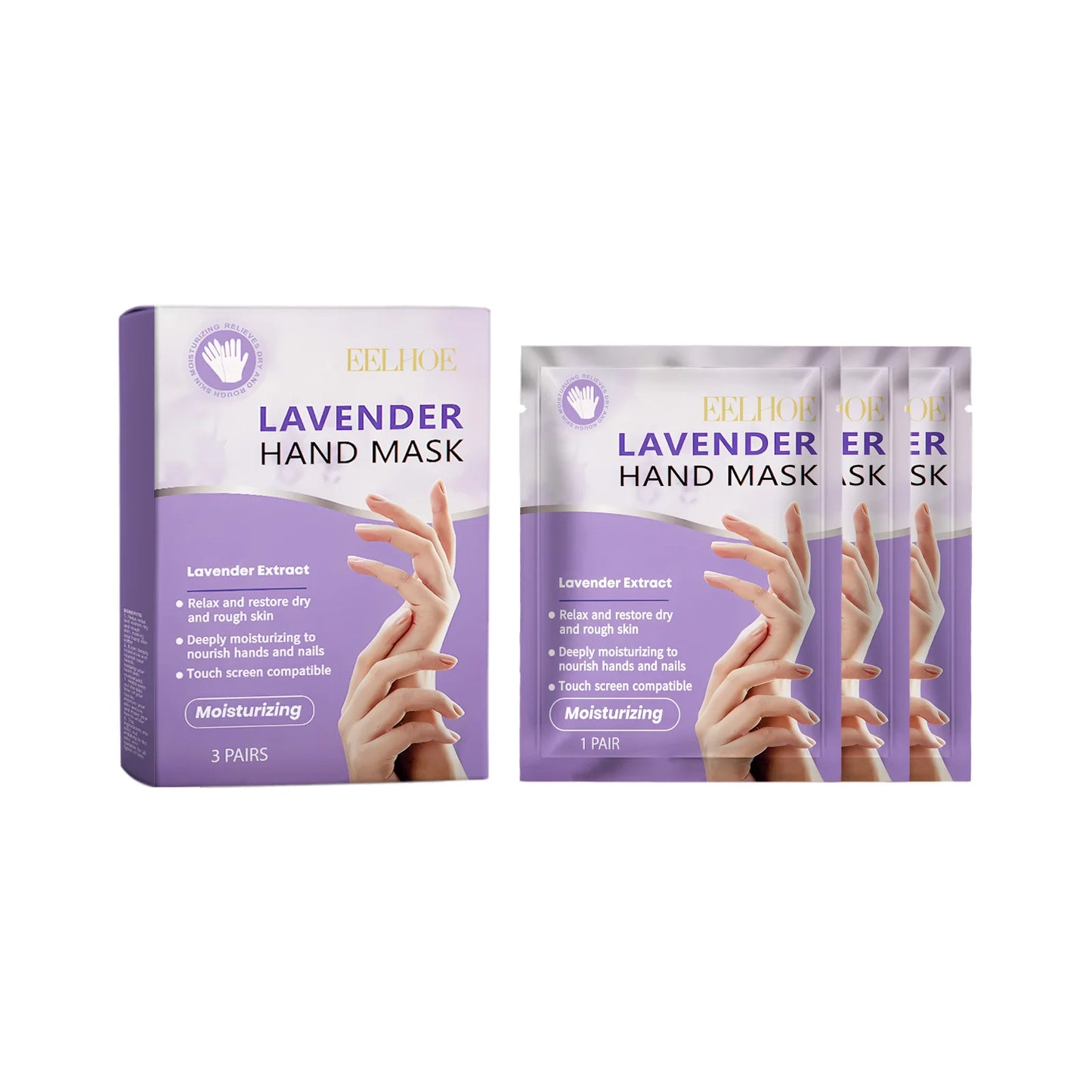 Lavender Exfoliating Hand Mask - Smooth Nourishing Hand Care