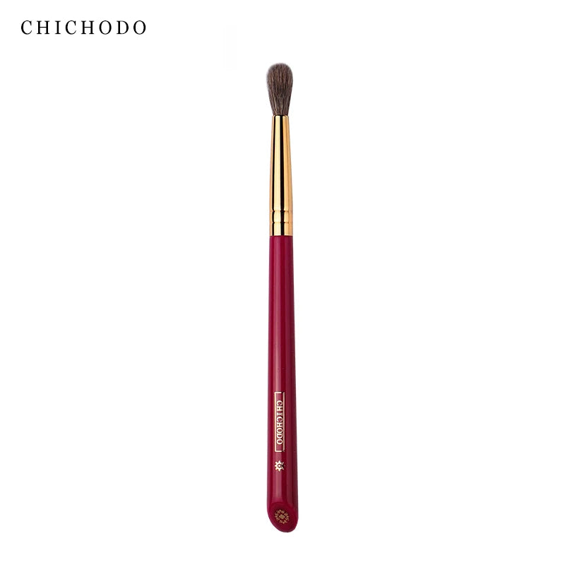 CHICHODO Animal Hair Makeup Brush - Wood Handle Beauty Tool