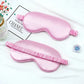 Soft Silk Sleep Mask - 100% Blackout Adjustable Eye Cover