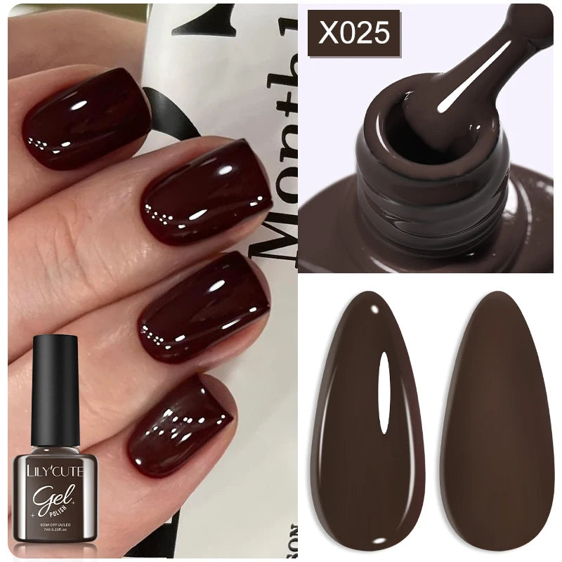 LILYCUTE 5ml Metallic Painting Liner Gel - Gold Silver Nail Art