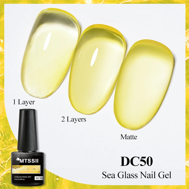 MTSSII Dried Flower Gel Nail Polish - Fairy Series Nail Art