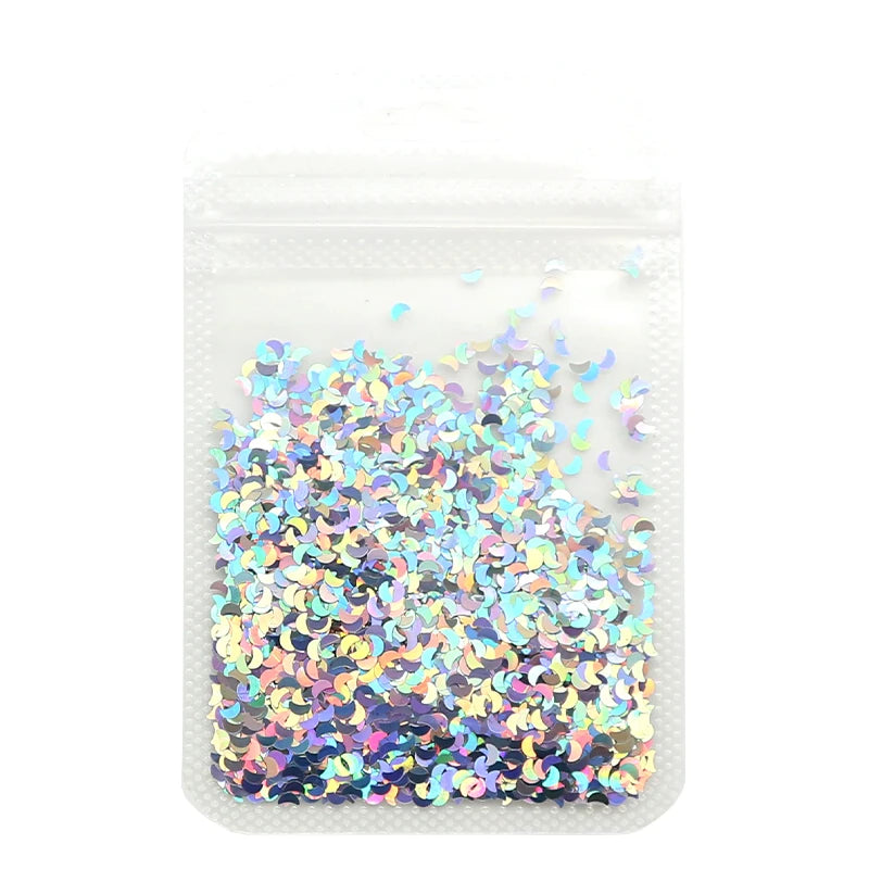 2g Holographic Nail Art Glitter - Star Butterfly Sequins Flakes