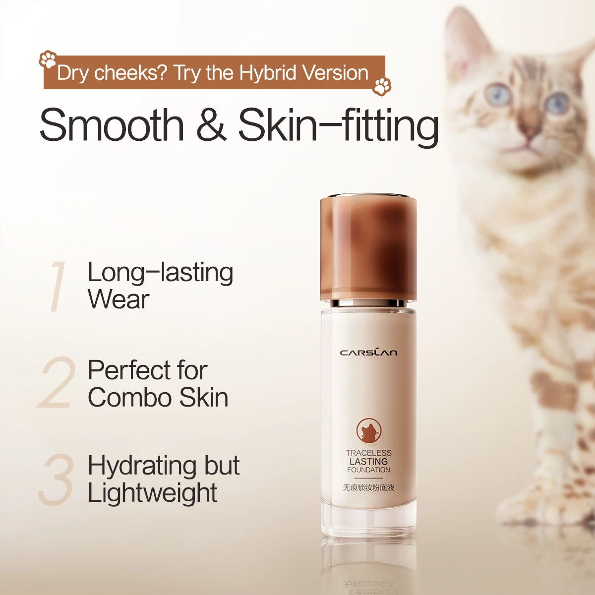 CARSLAN Moisture Matte Full Coverage Foundation