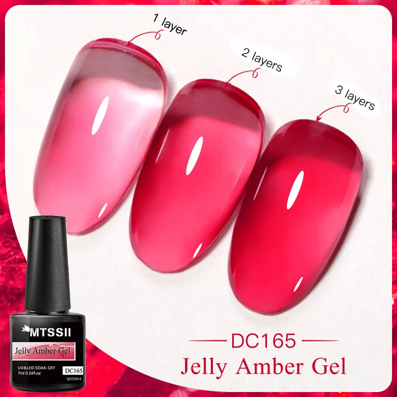 MTSSII Dried Flower Gel Nail Polish - Fairy Series Nail Art