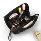 Waterproof Korean Style Cosmetic Pouch - Solid Color Travel Organizer