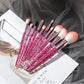10-Piece Soft Detail Makeup Brush Set - Blush Foundation and Eye Tools