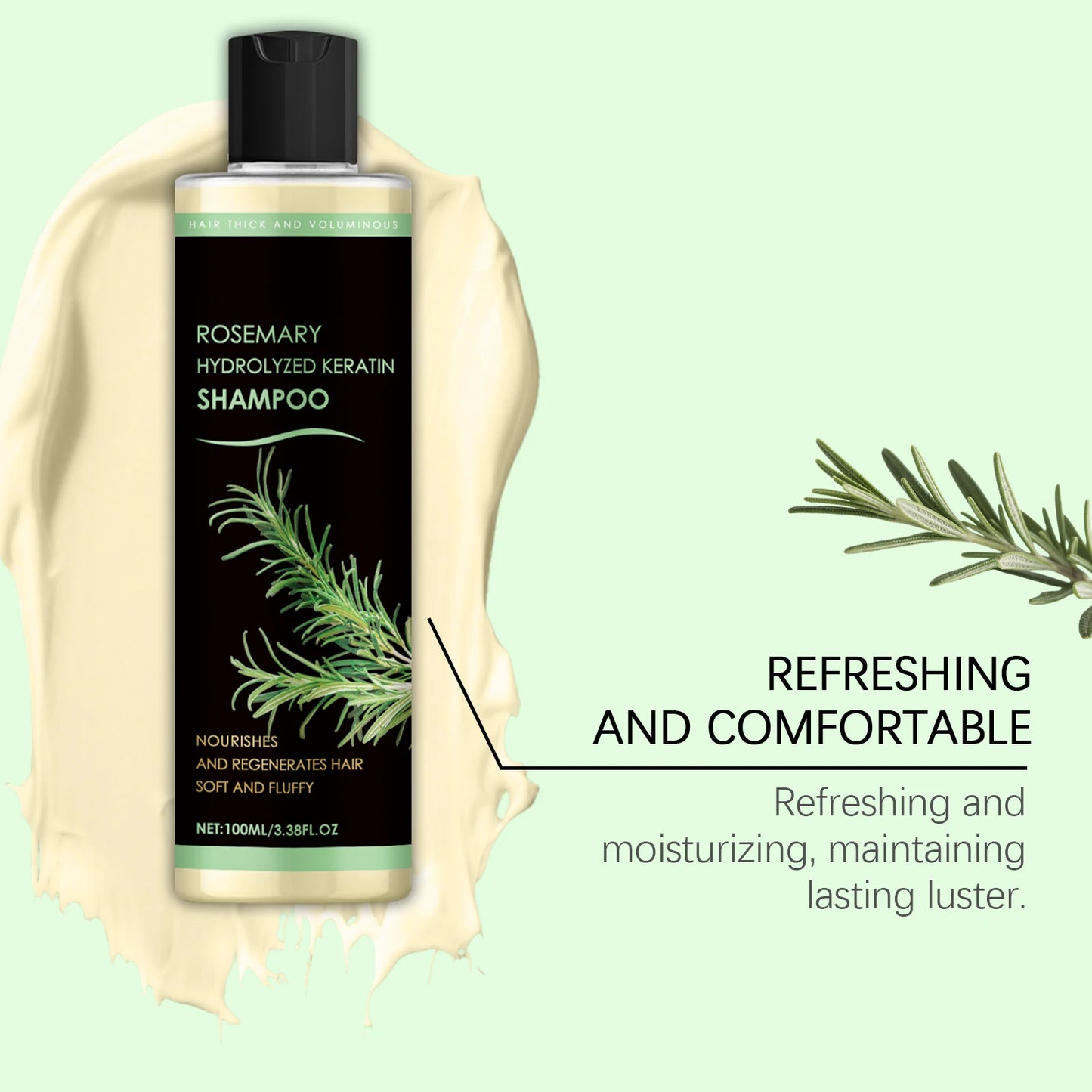 Rosemary Natural Shampoo - Thickening Oil Control Hair Care